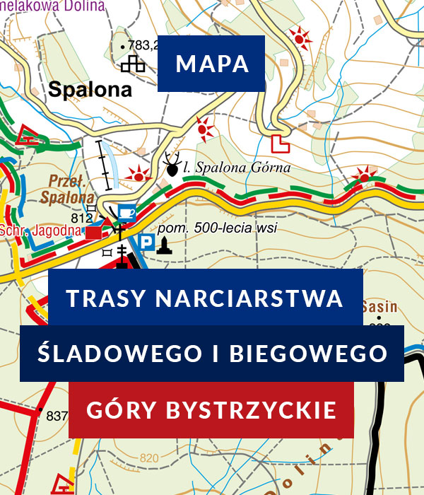 Mapa tras narciarstwa biegowego